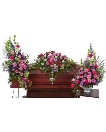 Forever Cherished Trio Flower Arrangement