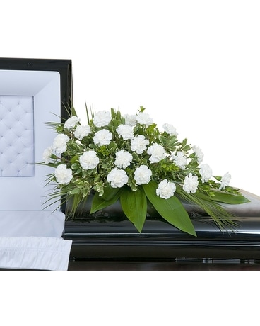 Simple Love Casket Spray Flower Arrangement