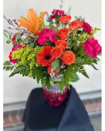 One Hot Mama Flower Arrangement