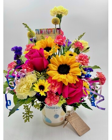 Hooray!! It's your birthday!! Flower Arrangement