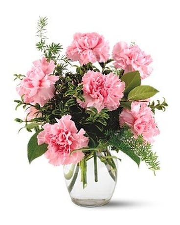 Teleflora's Pink Notion Vase Flower Arrangement