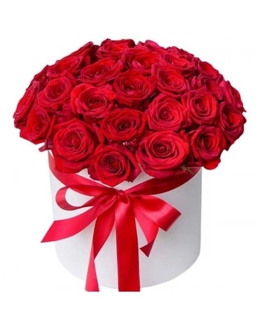 Love Rose Box Flower Arrangement