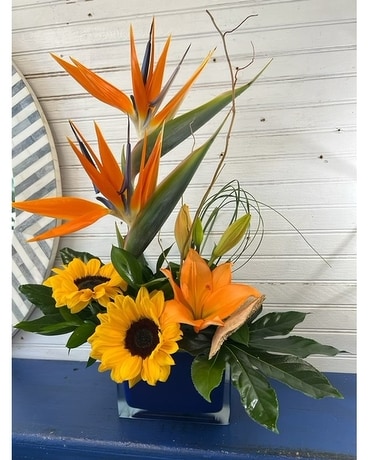 Tropical Sunshine Flower Arrangement