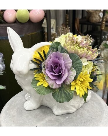 Peter Cottontail Flower Arrangement