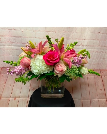 Stunning Low and Lush Flower Arrangement