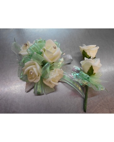 Mint Green 1 Corsage