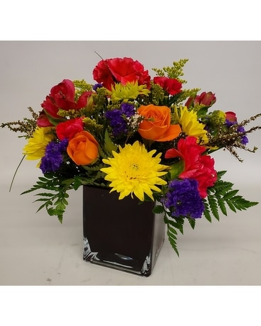 The Beauty of the Cube Flower Arrangement
