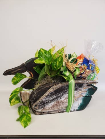 Duck Planter Snack Basket Plant