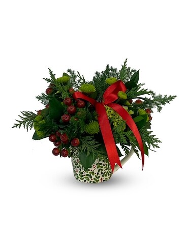GREEN CHRISTMAS - BFS-848 Flower Arrangement