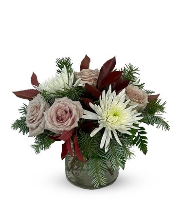 Roses In Repose - Winter - BFS-850 Flower Arrangement