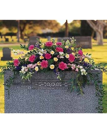 Monument Memorial Flowers - by Ollie's Flowers Inc Flower Arrangement