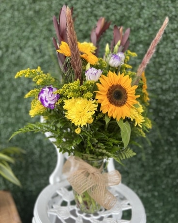 Sunlight Glow Flower Arrangement