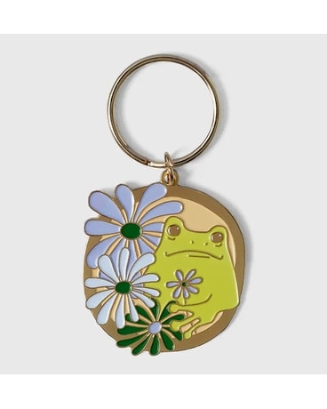Froggy Keychain Flower Arrangement