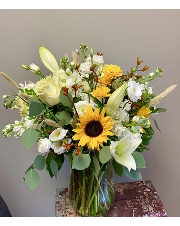 Sunny Sympathy Flower Arrangement