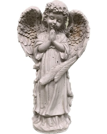 Angel with Flower Crown Garden Stone Gifts