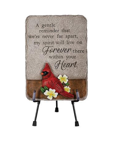 Cardinal Plaque with Easel Gifts