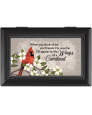 Wings of a Cardinal Music Box Gifts