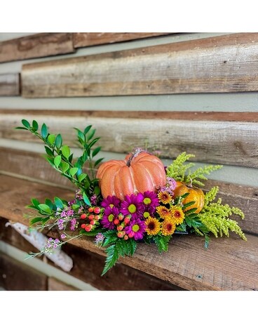 Pumpkin Patch Flower Arrangement