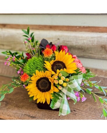 Country Morning Flower Arrangement