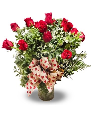 18 Roses Arrangement Flower Arrangement