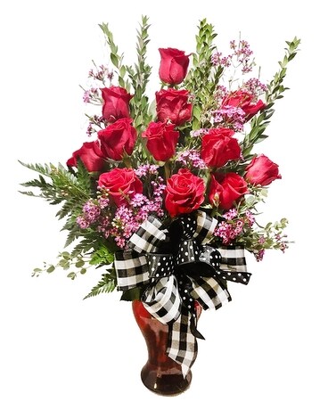 1 Dozen Roses - #101 Flower Arrangement
