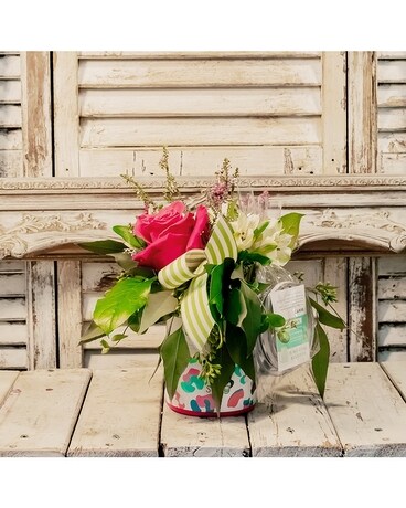Flowers in Insulated Swig Mug Flower Arrangement