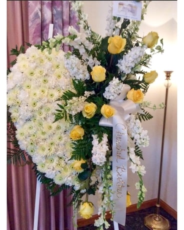 Standing Sprays & Wreaths (call for inquiries) Funeral Arrangement