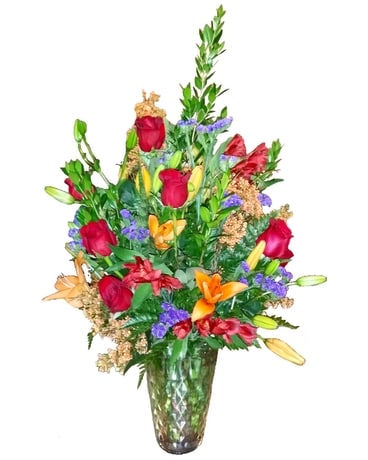 Premium Fall Vase Arrangement Flower Arrangement