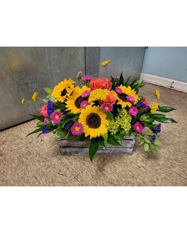 Scott's Wow Box Flower Arrangement