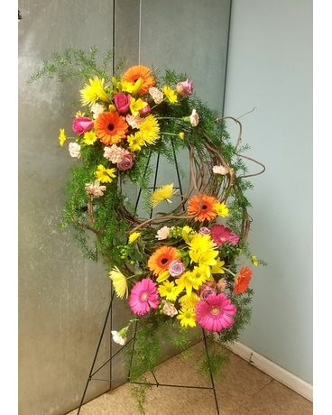 FNM Sympathy Wreath Funeral Arrangement