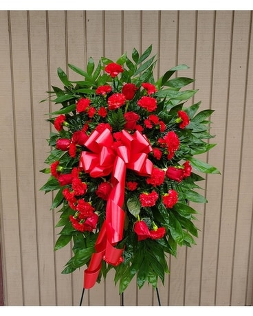 Classic Standing Spray Sympathy Arrangement