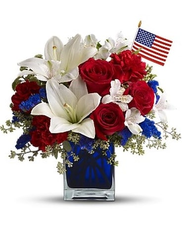 America the Beautiful by Teleflora Flower Arrangement