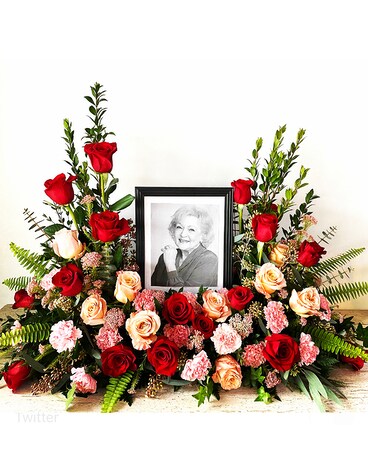 Our Own Photo Tribute (frame not included) Funeral Arrangement