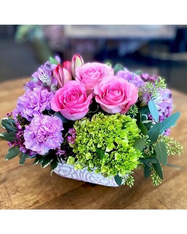 Spring Celebration Centerpiece Flower Arrangement