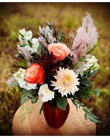 Amber Frost by Krueger Floral Flower Arrangement