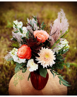 Amber Frost by Krueger Floral Flower Arrangement