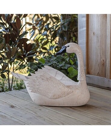Swan Foutain Flower Arrangement