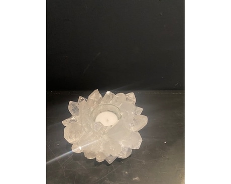Kathryn McCoy Classic Clear Quartz Flower Arrangement