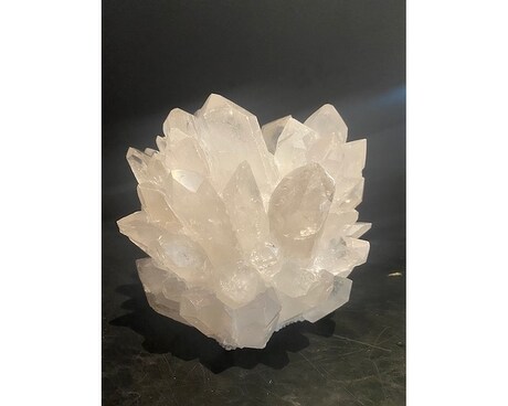 Classic Clear Quartz 10 Inch Large Votive Holder Flower Arrangement
