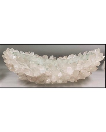 Kathryn McCoy Brooklyn Bowl in Clear Quartz Custom product