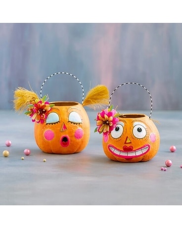 Glitterville Bumpkin Betty & Gossip Gourdy Buckets Custom product