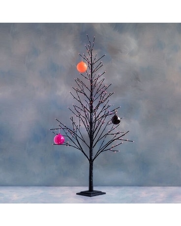 Glitterville 6ft Halloween Tree with Lights Custom product