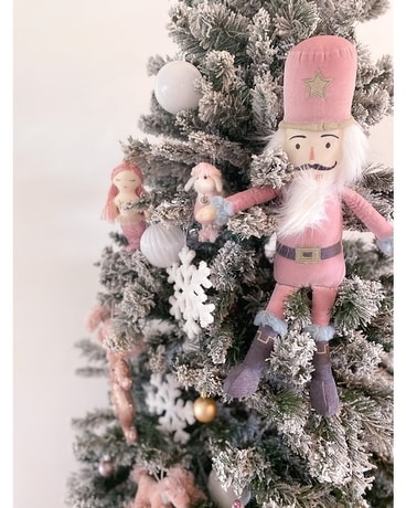 Mon Ami, Pink Plush Nutcracker Shelf Sitter Custom product