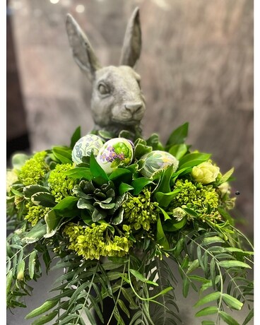 Bunny Buffet Bouquet Flower Arrangement