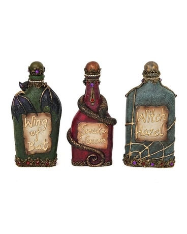 Set of 3 size,  inches height and  inches wide.
