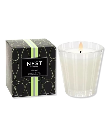 Nest Bamboo Poured Candle Flower Arrangement
