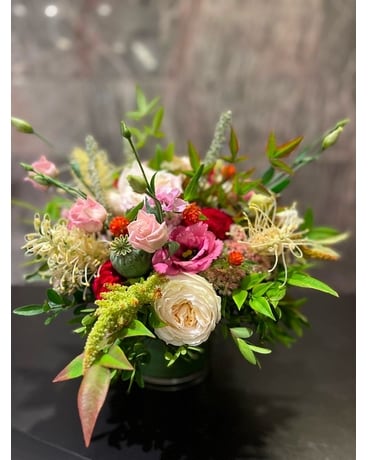 Blushing Autumn Flower Arrangement