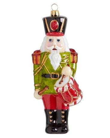 K&K interiors Nutcracker with green coat ornament in Bellevue WA - CITY ...