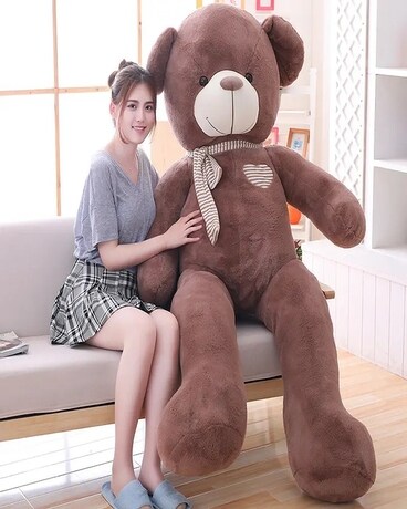 6 Foot Life Size Teddy Bear Flower Arrangement