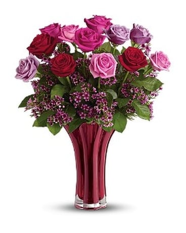 Ruby Nights Flower Arrangement